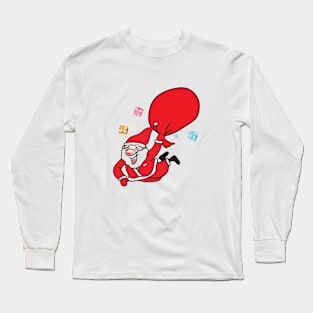 Happy christmas with santa Long Sleeve T-Shirt